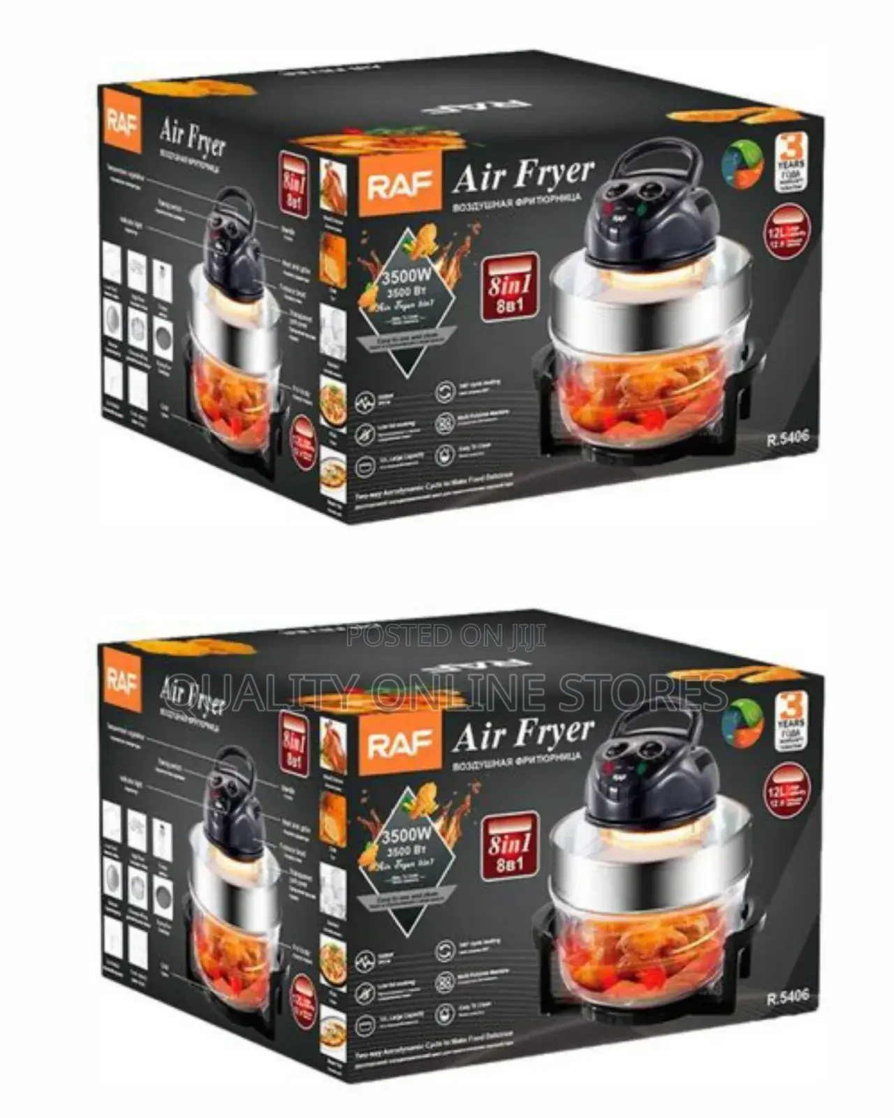 Brand Glass RAF Air Fryer