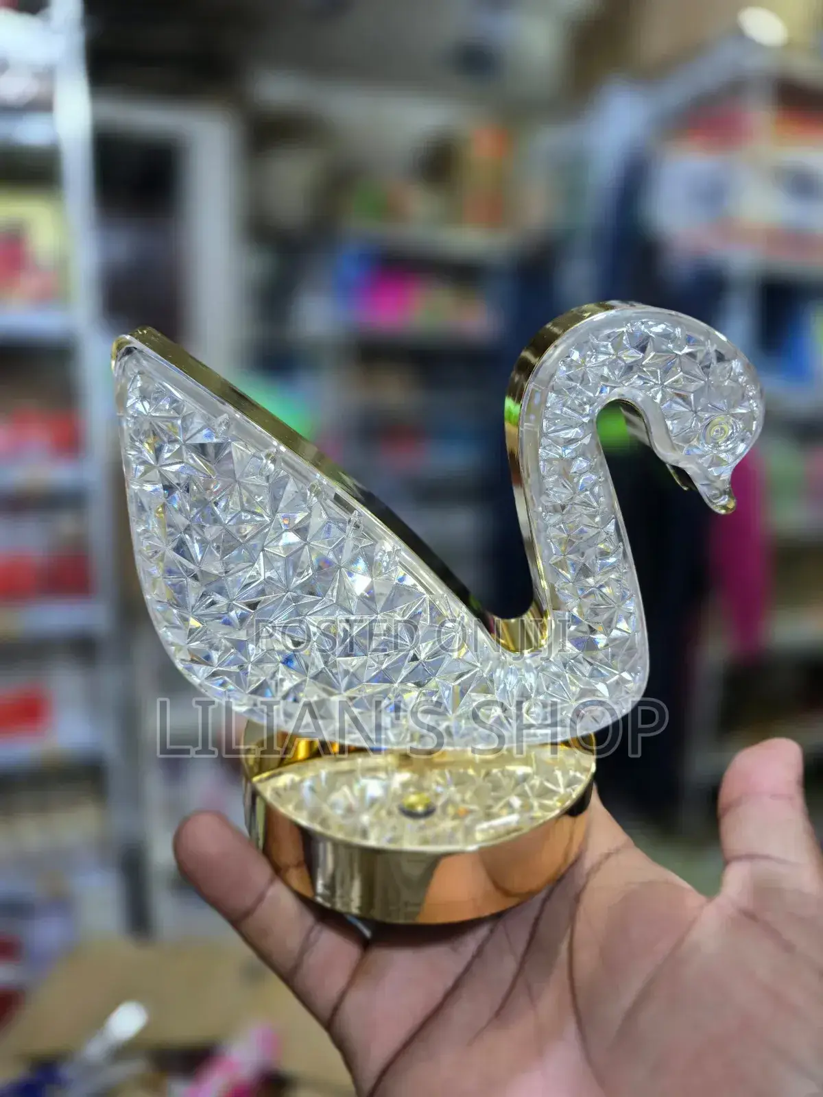 Touch Control Crystal Rechargeable Table Lamp