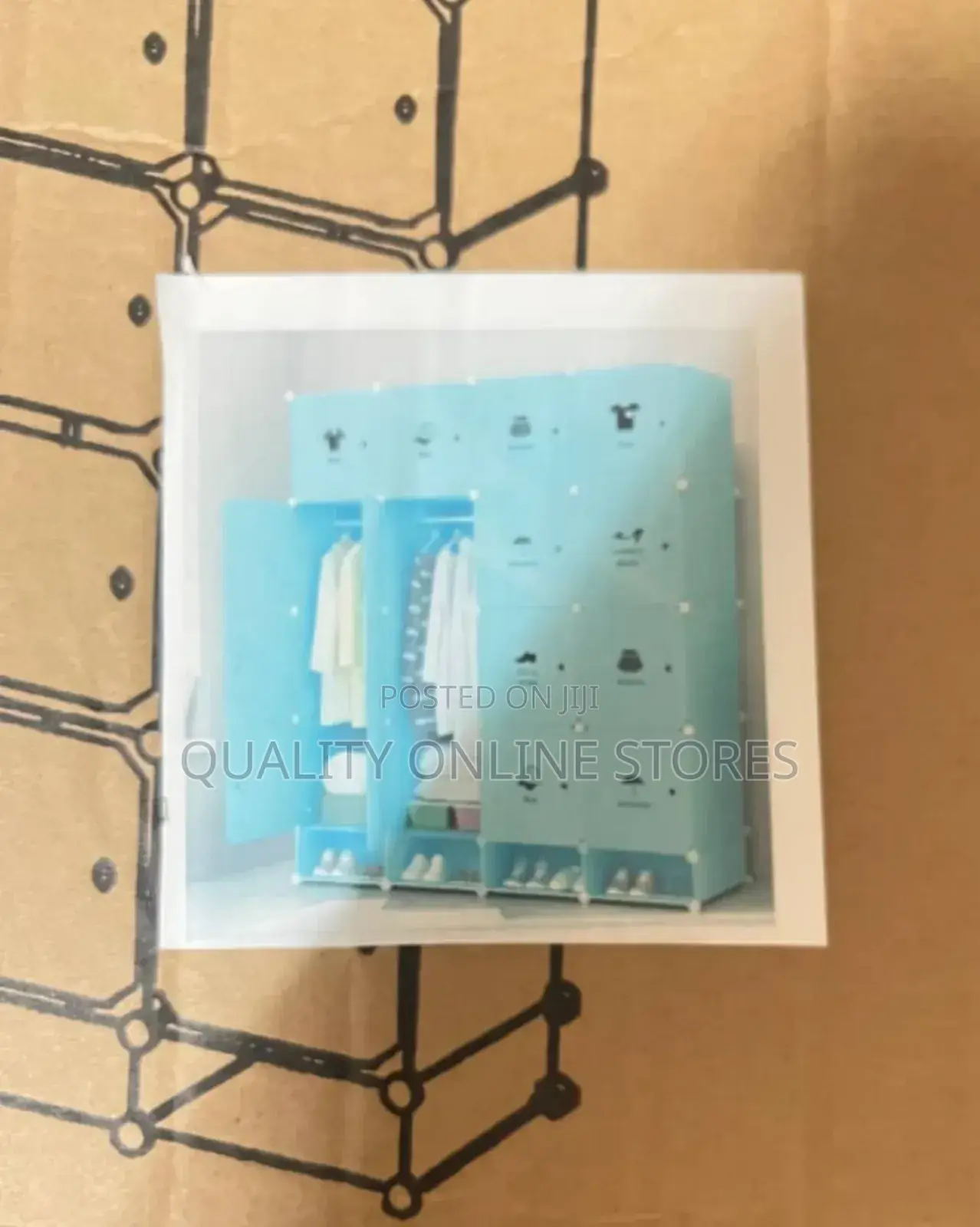 Blue Plastic Wardrobe