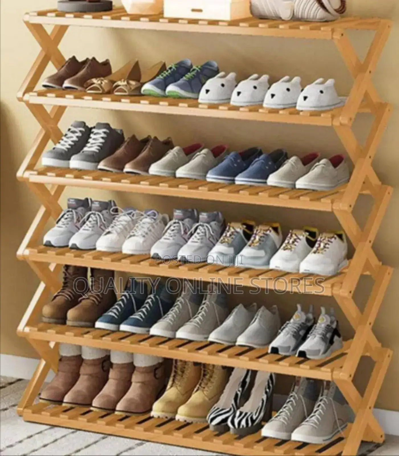 Wooden Shoe Rack