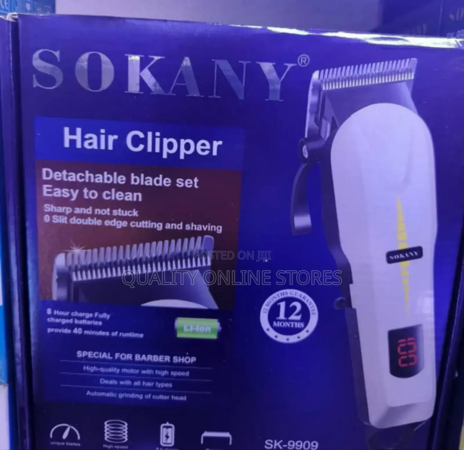 Electric Sokany Hair Clipper
