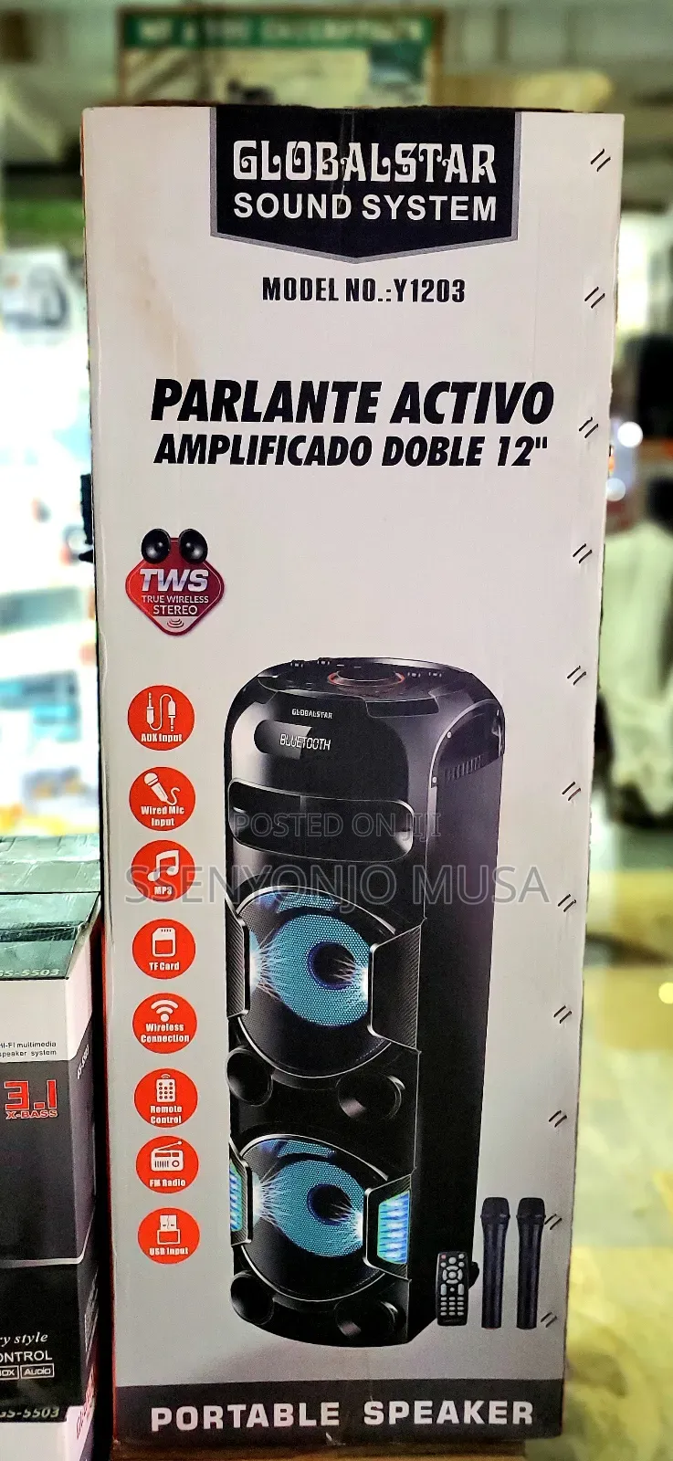 Globalstar Y1203 Portable Speaker