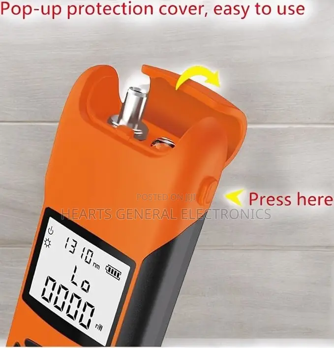 Fiber Optical Power Meter With Rechargeable Battery