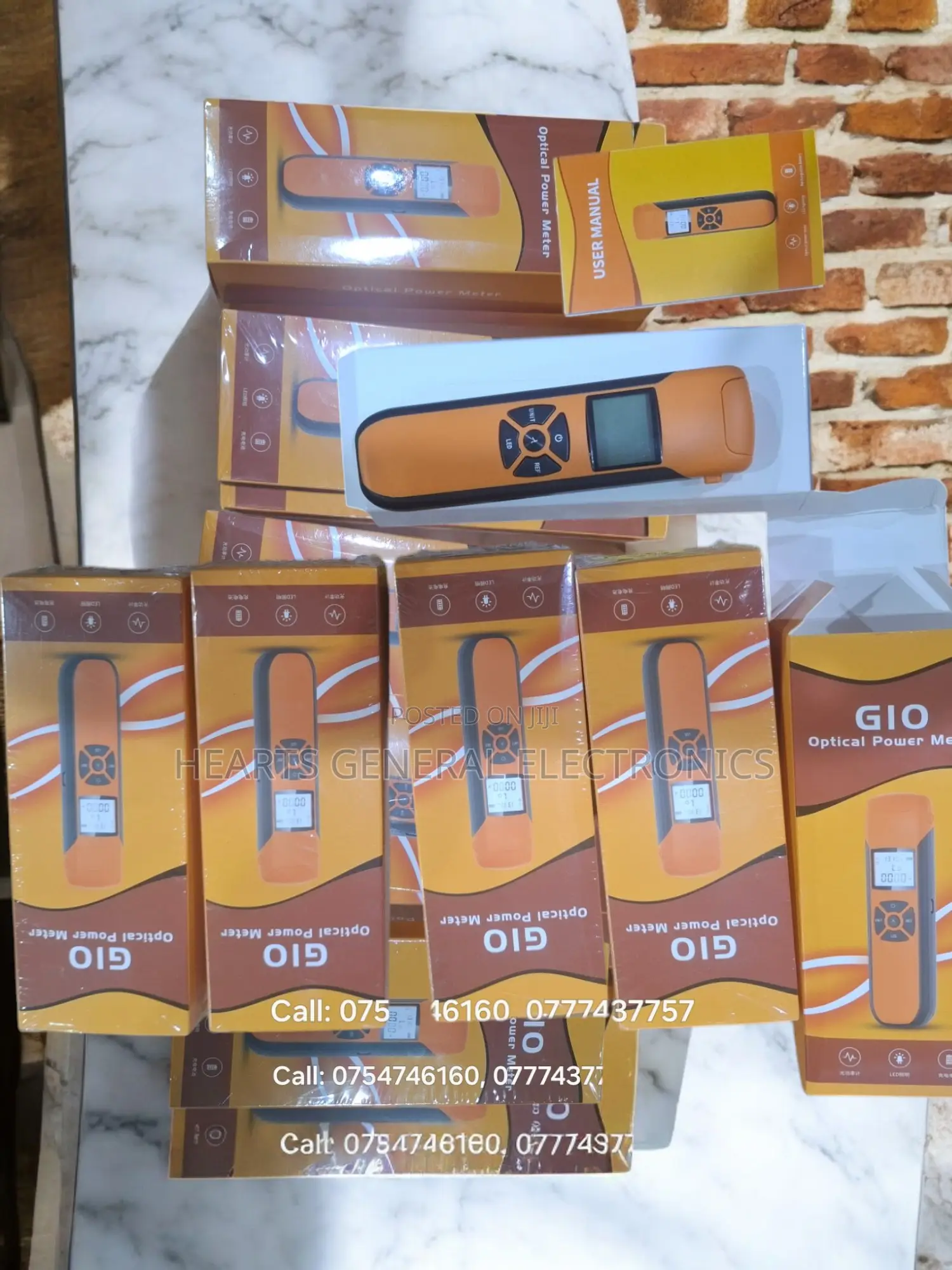 Fiber Optical Power Meter With Rechargeable Battery