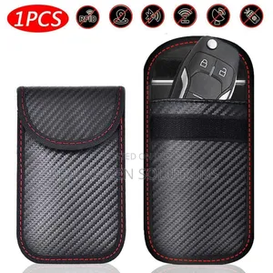 RFID Signal Blocking Keychain Faraday Bag for Car Keys| ATM