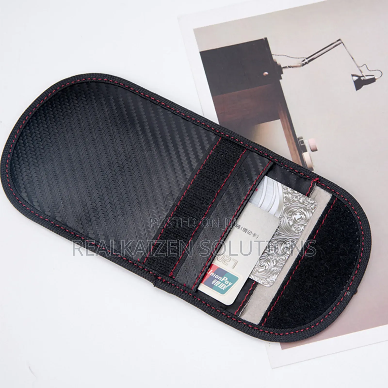 RFID Signal Blocking Keychain Faraday Bag for Car Keys| ATM