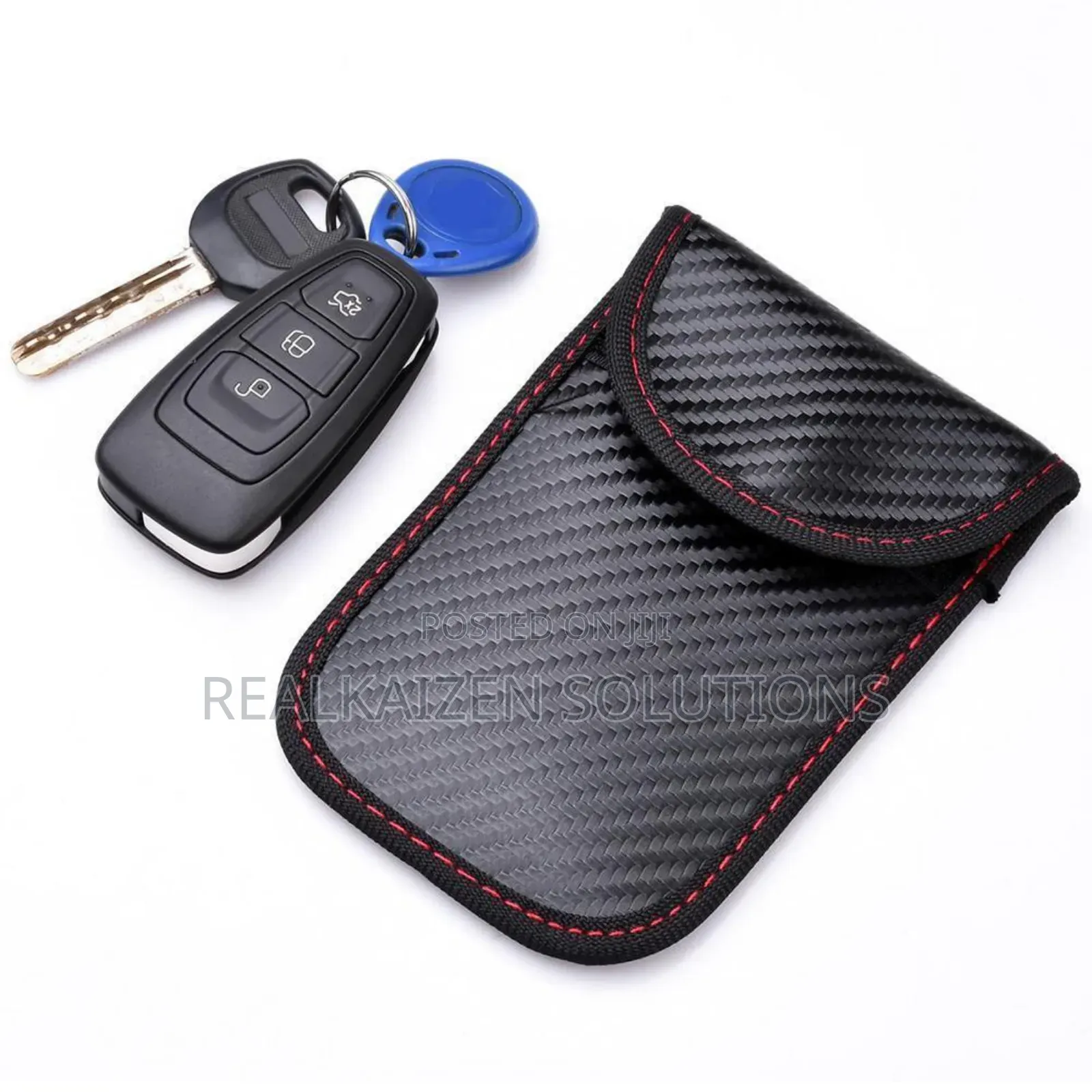 RFID Signal Blocking Keychain Faraday Bag for Car Keys| ATM