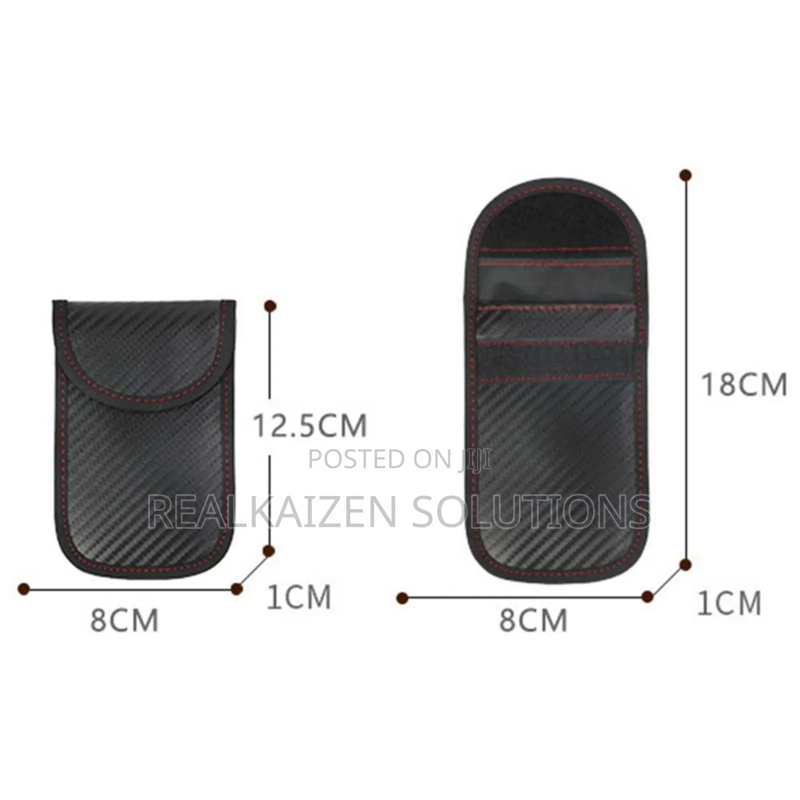 RFID Signal Blocking Keychain Faraday Bag for Car Keys| ATM