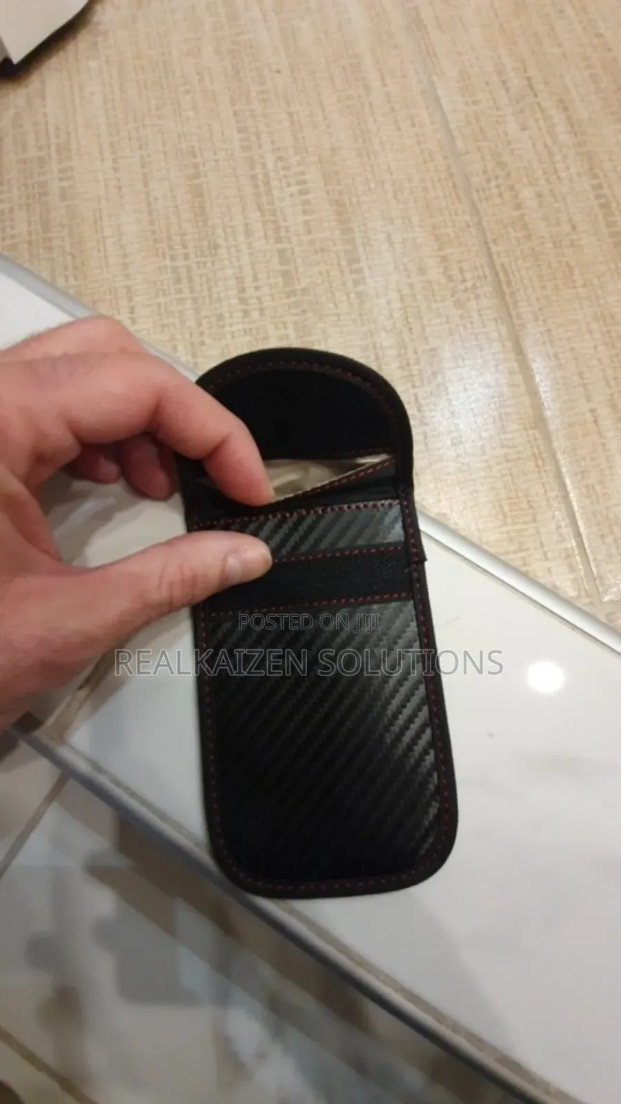RFID Signal Blocking Keychain Faraday Bag for Car Keys| ATM