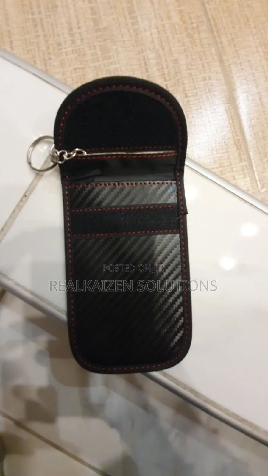 RFID Signal Blocking Keychain Faraday Bag for Car Keys| ATM