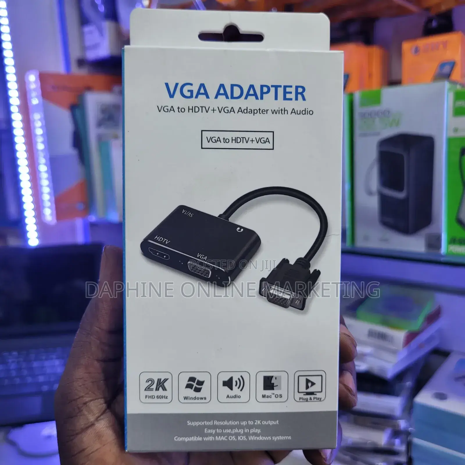 VGA Adaptor to HDMI +VGA +