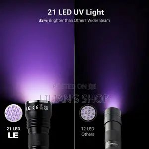 Portable Battery Powered Counterfeit Money Detector Torch