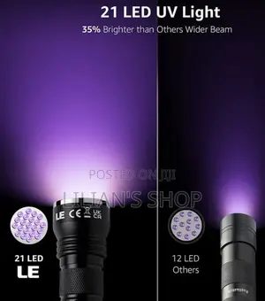 Portable Battery Powered Counterfeit Money Detector Torch