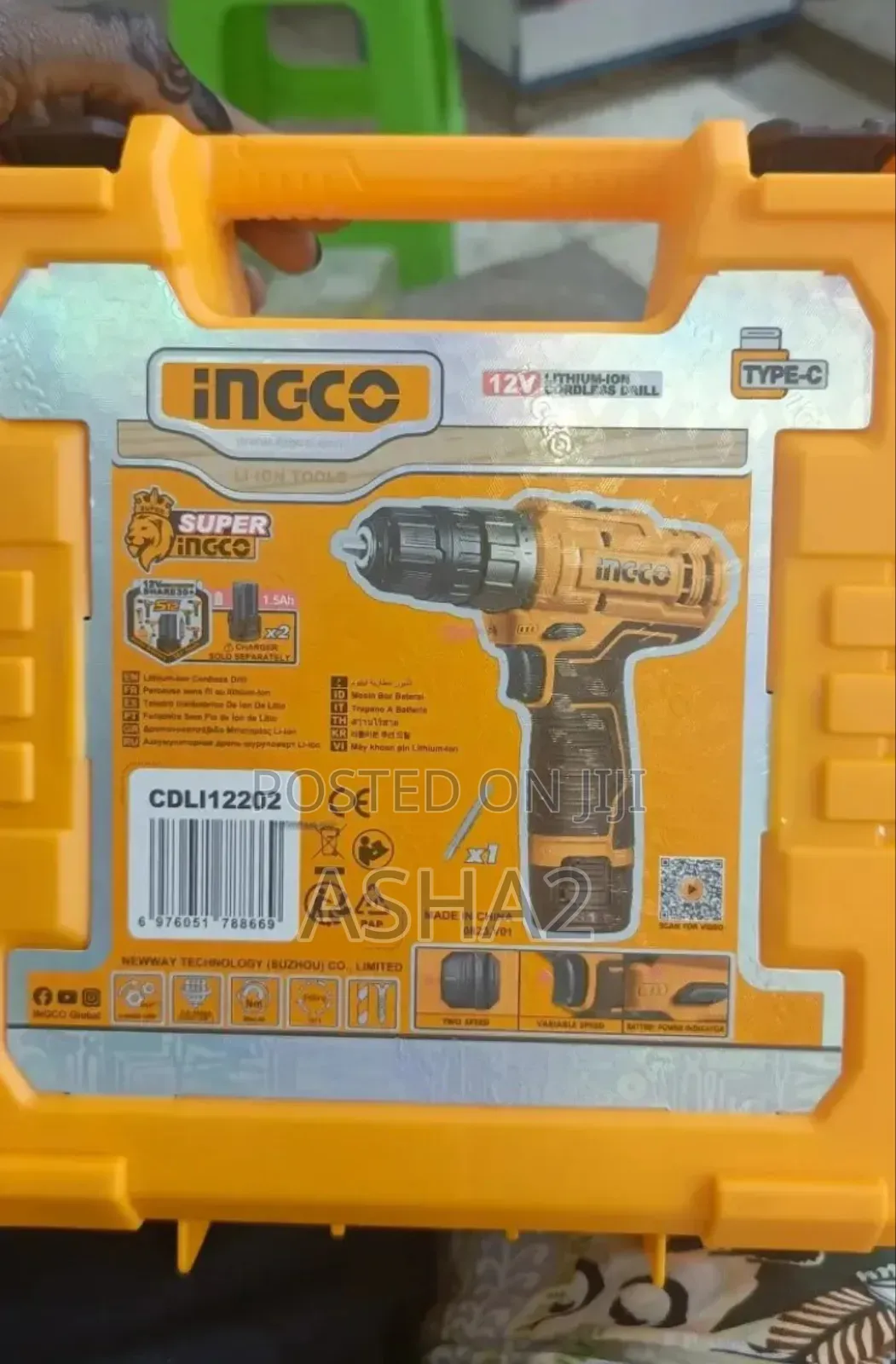 12volts Lithium Ion Cordless Drill
