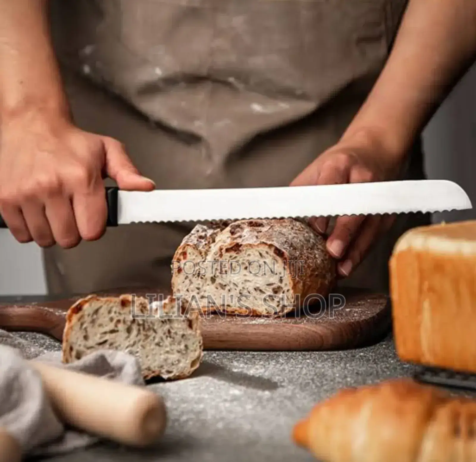Stainless Steel Coarsed/ Serated Knife Set