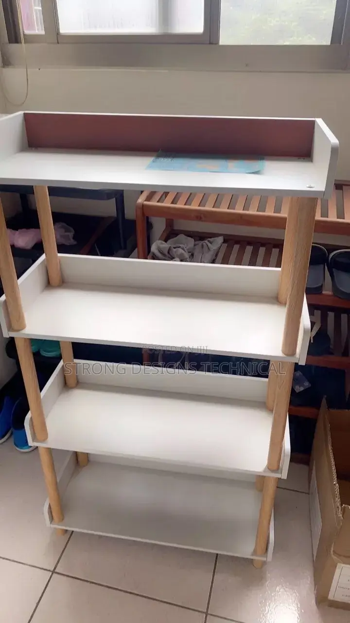 4 Tier Multipurpose Shelf. Bookcase/Cosmetics/Perfumes