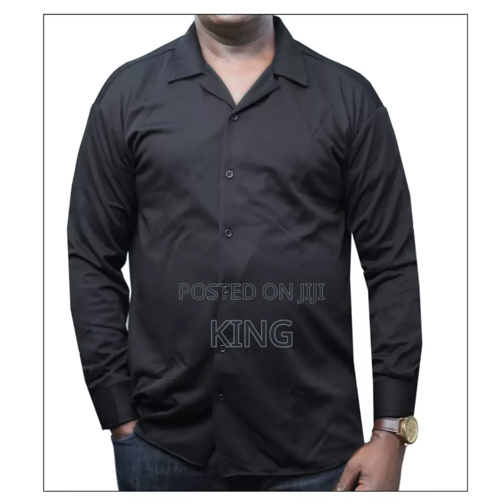 Elated Black Casual Sum Shirt