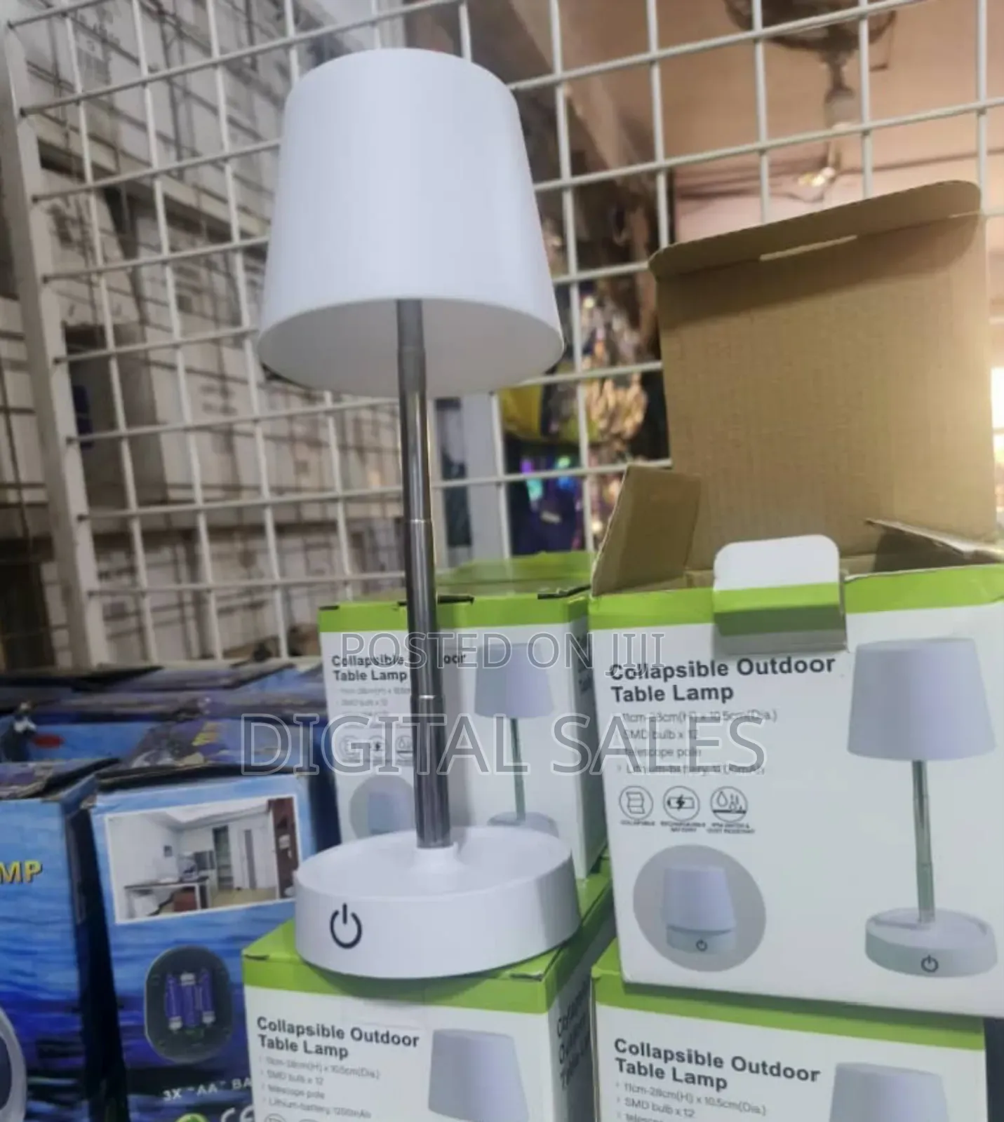 Retractable Touch Led Table Lamp