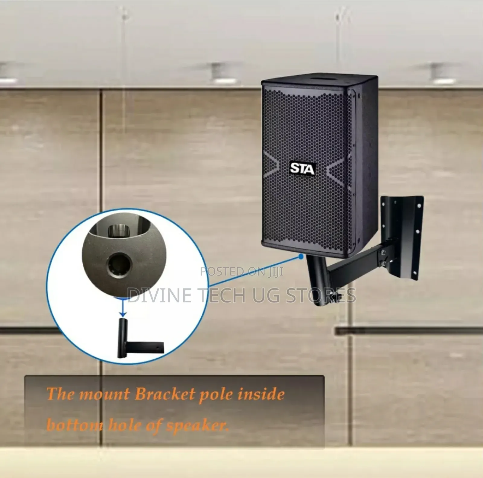 Wall Speaker Mount Wall PA Speaker Mount Matal Duty Heavy