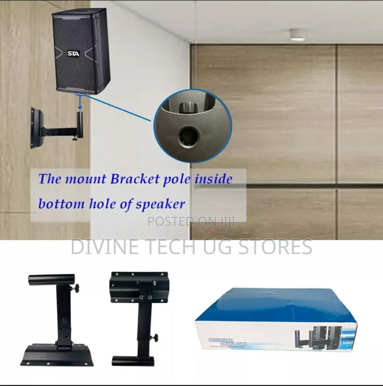 Wall Speaker Mount Wall PA Speaker Mount Matal Duty Heavy