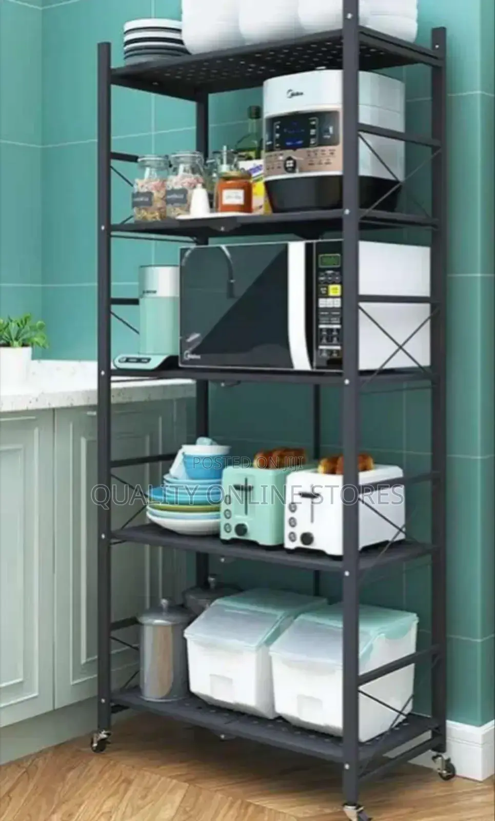 Metallic Kitchen Storage Rack