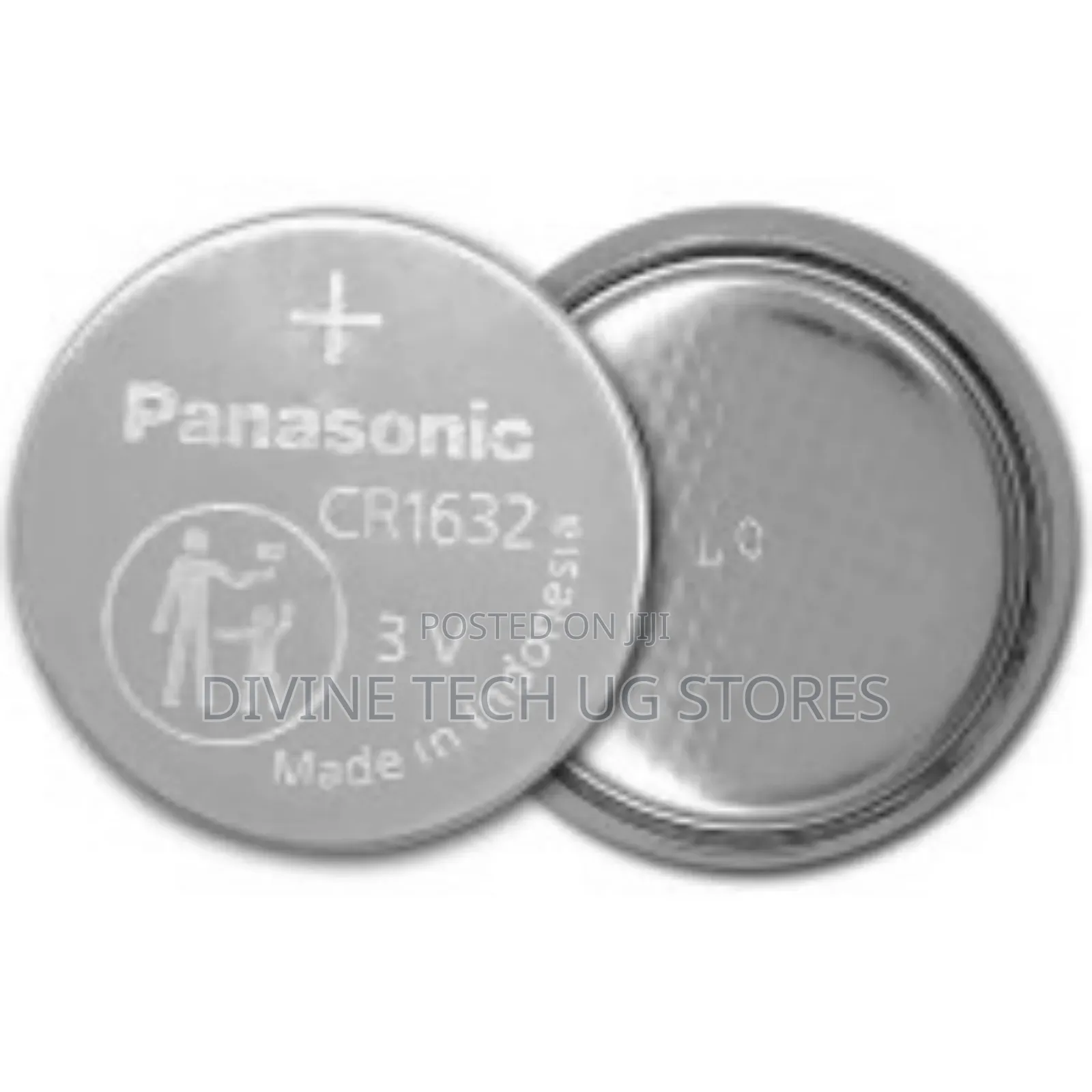 CR1632 Panasonic Batteries- Lithium Coin 3V a Pack of 5 PCS