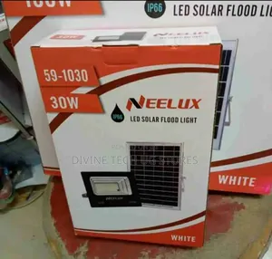 Neelux 30W Solar Floodlight + Panel