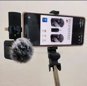 F11-2 Wireless 3 in 1 Collar Microphones for All Phones ,Cam