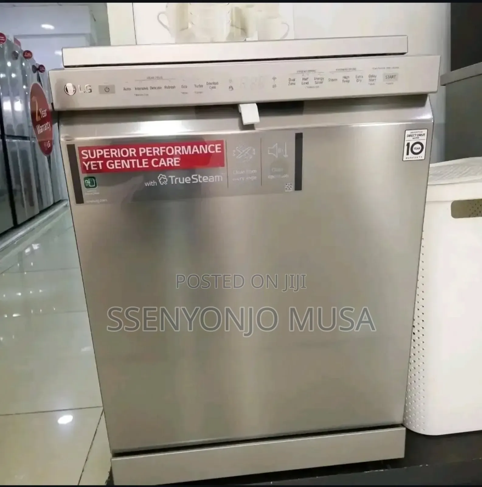 Lg Dishwasher 14 Place Dfc532fp - Setting Steam