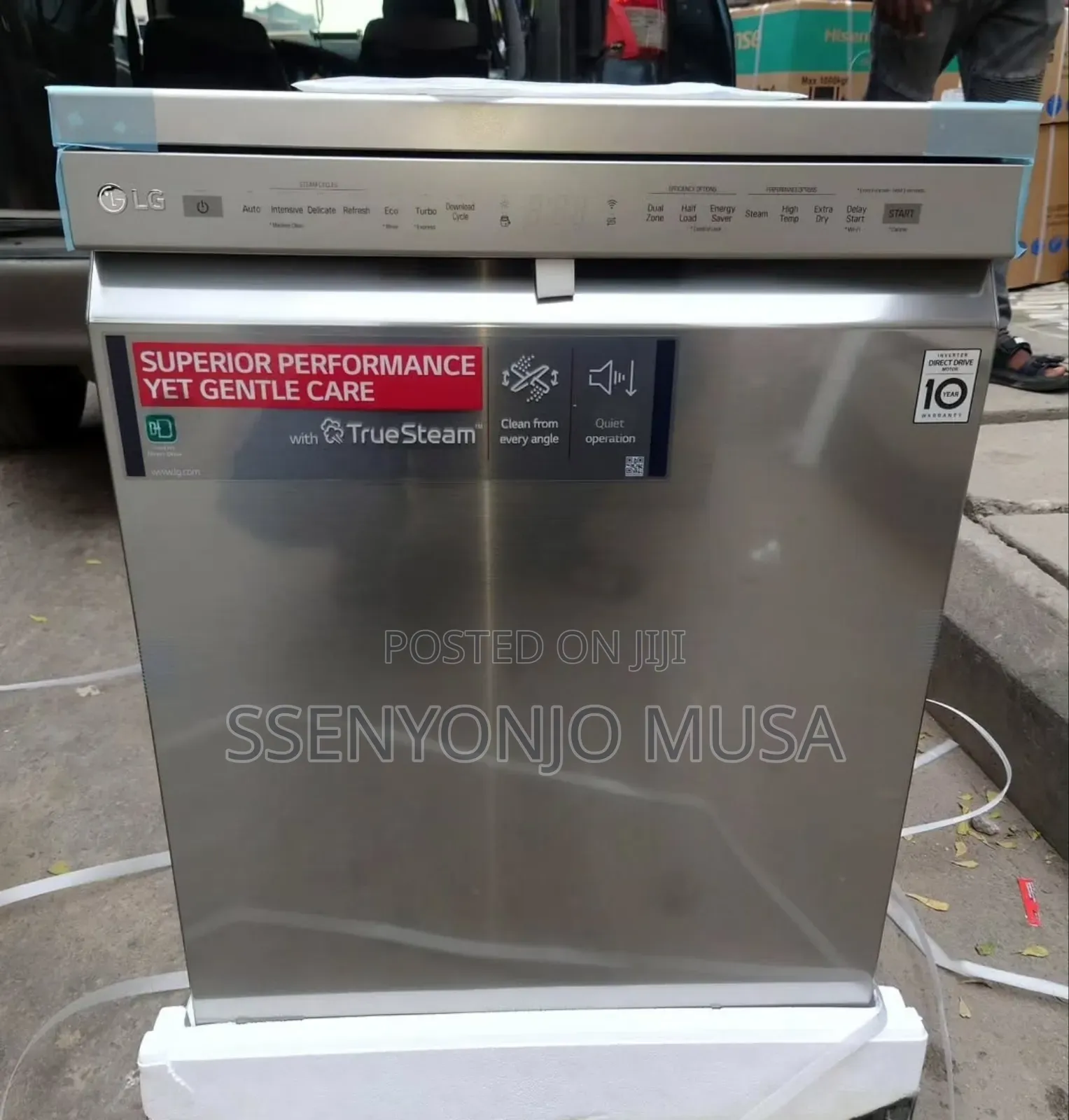 Lg Dishwasher 14 Place Dfc532fp - Setting Steam