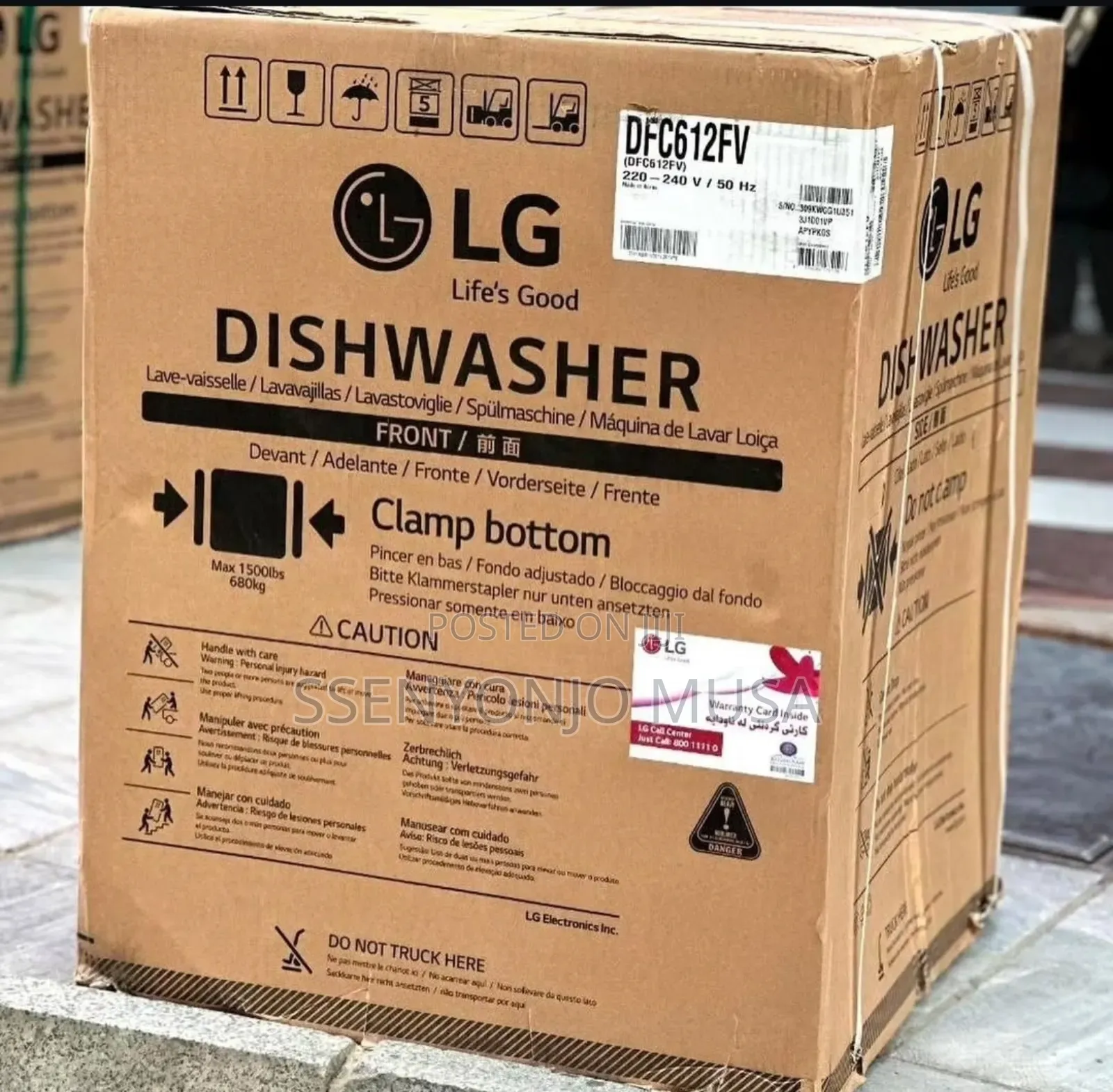 Lg Quadwash Dishwasher Dfc612fv, 14 Place Settings