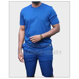 Photo - Casual Short - Shirt Combine - Blue