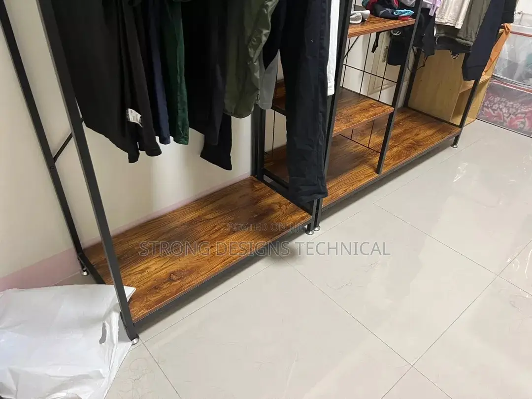 Open Storage Wardrobe for Small Spaces.
