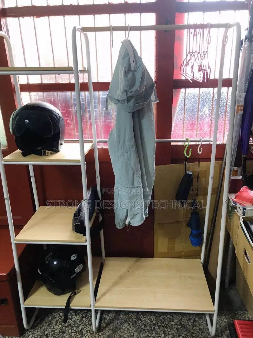 Storage Shelf With Hanger/ Wardrobe for Homes and Boutiques