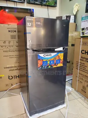 Chiq 150litrs Double Door Gray