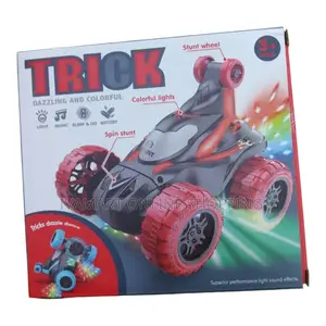 Trick Dazzling Stunt Car Toy for Kids - Bump and Go