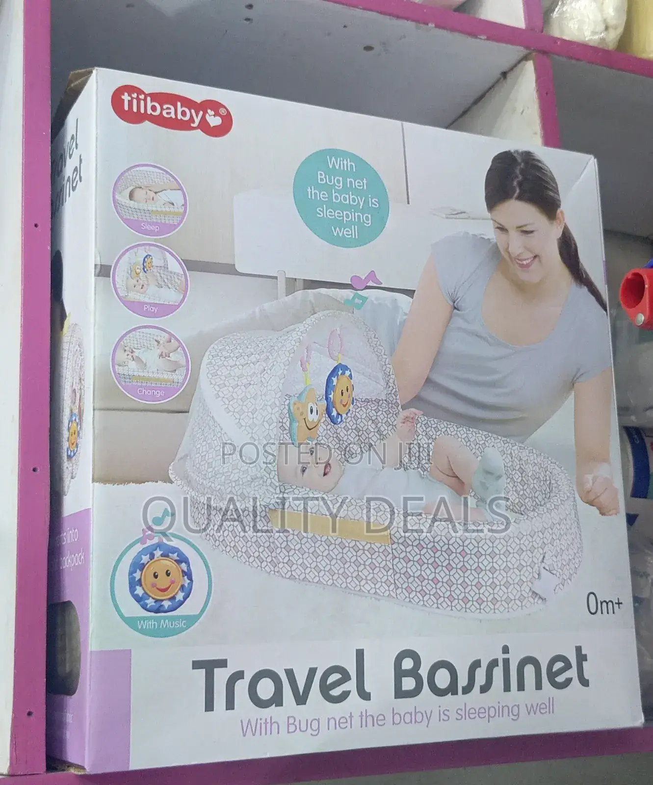 Tiibaby Travel Bassinet