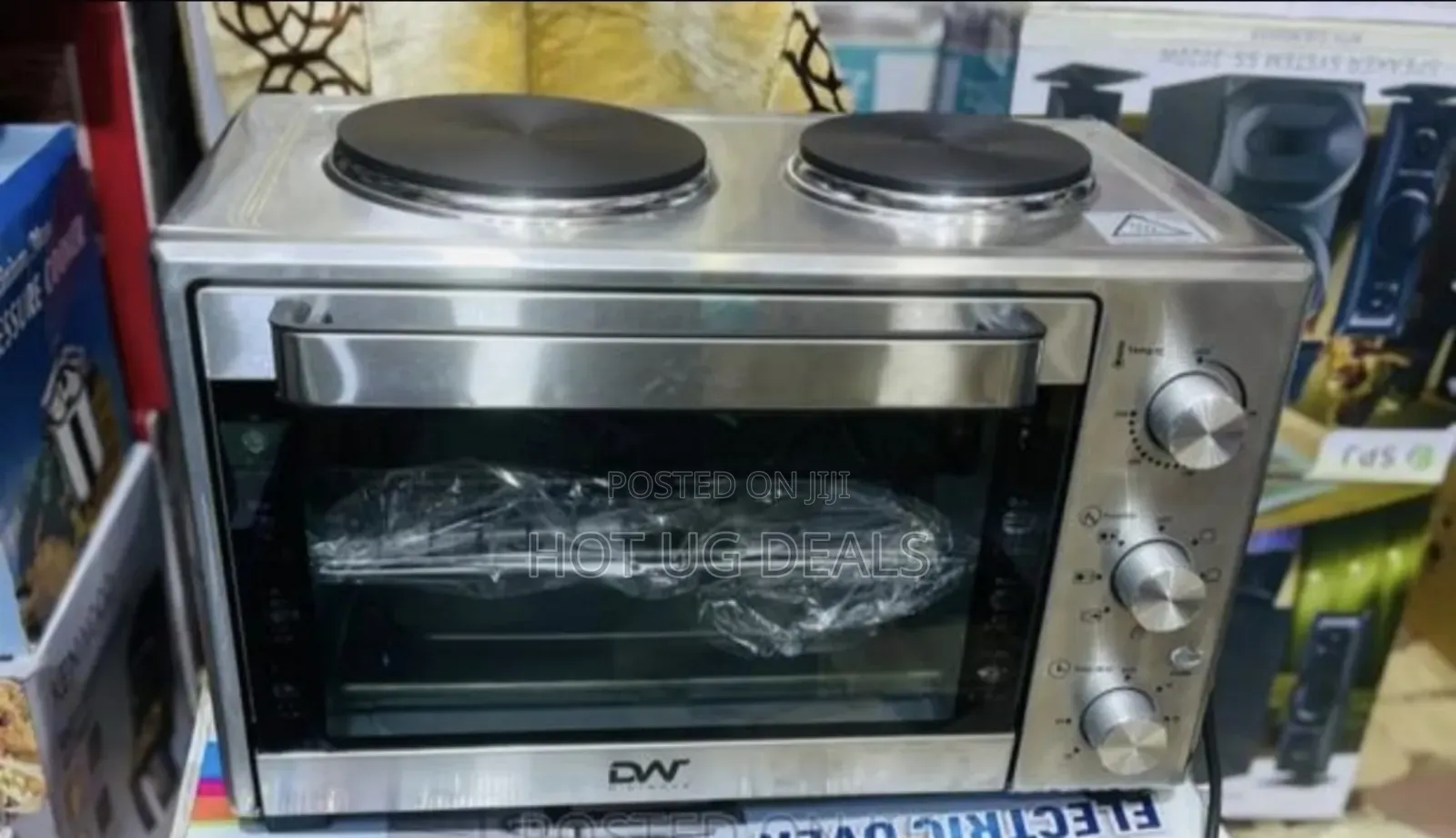 Digiwave 40 Litres Oven With Hot Plates Grill Rotisserie
