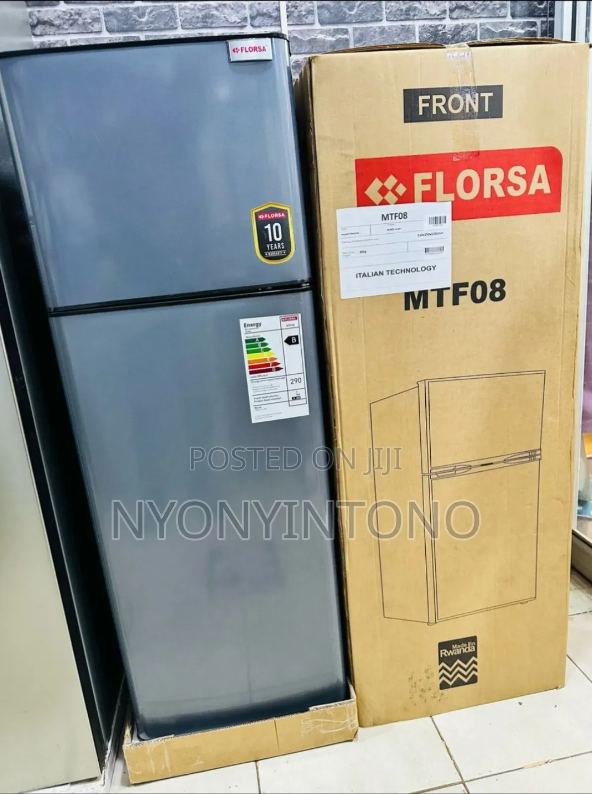 Florsa 168liters Double Door Fridge