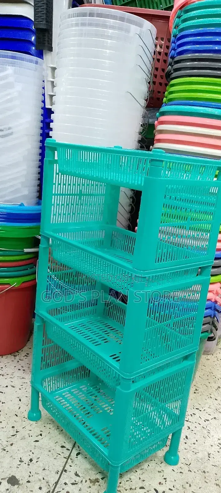 Plastic Kitchen Trolley