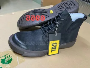 Black Boots Cat Men's Shoes