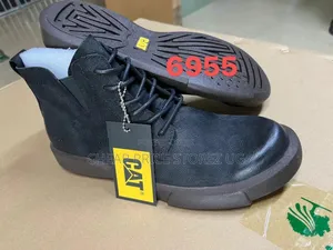 Black Boots Cat Men's Shoes