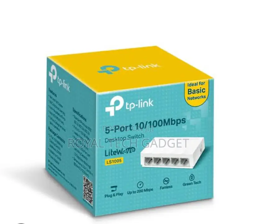Tp-Link 5port 10/100mbps Desktop Switch (LS005)