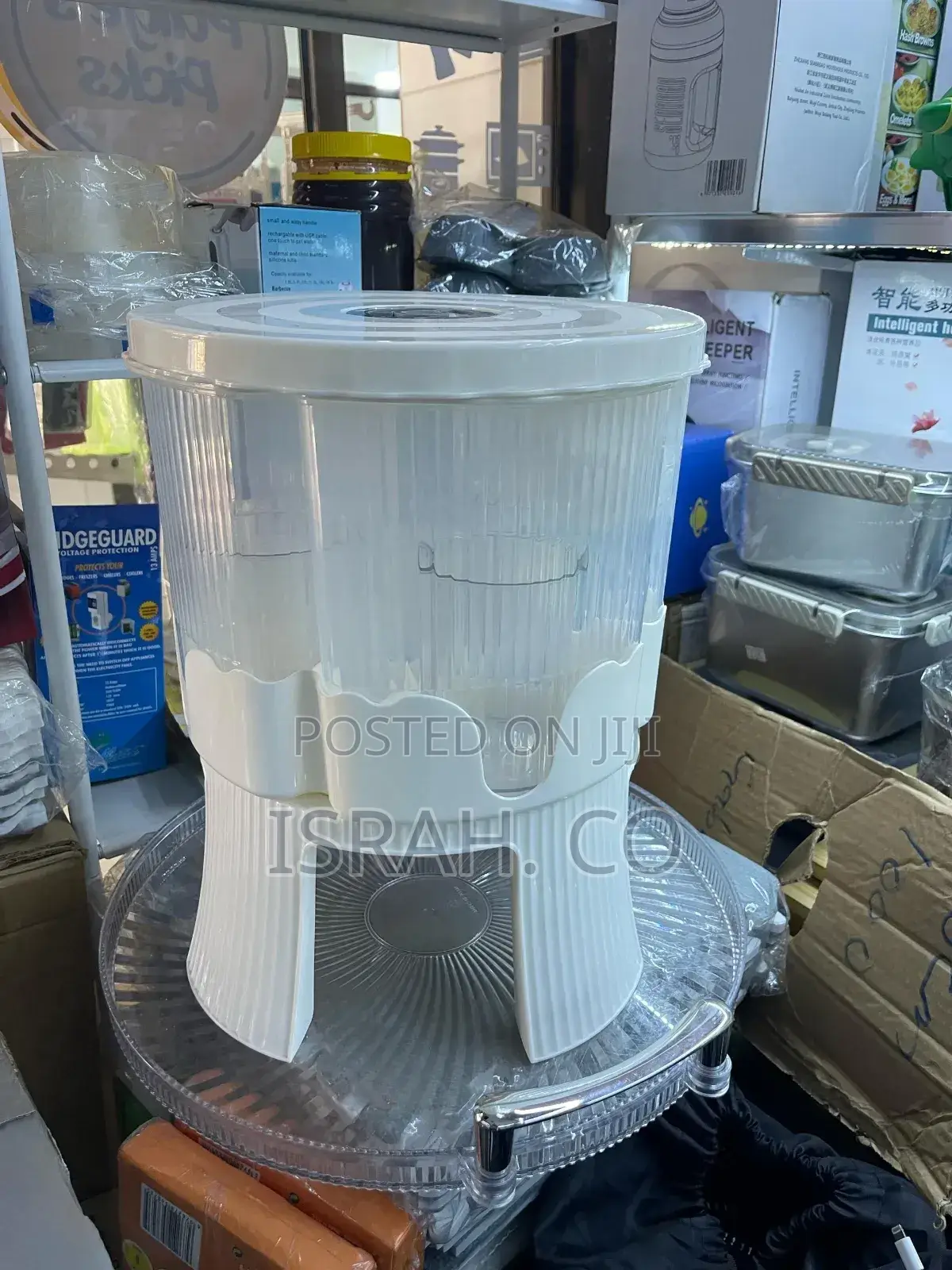 Plastic Juice Dispenser 8liters White