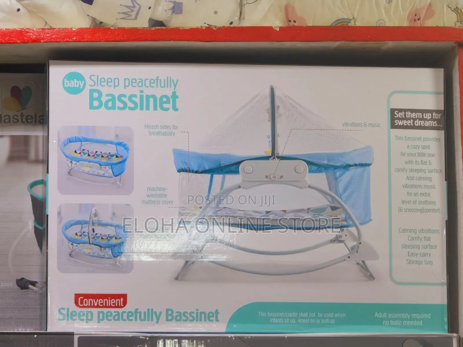 Newborn Electric Musical Sleeping Peacefully Bassinet Swing