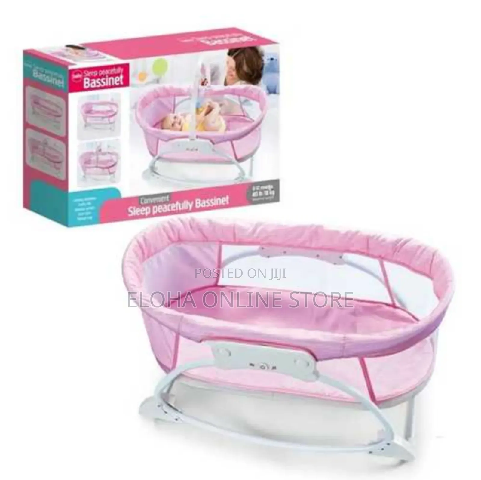 Newborn Electric Musical Sleeping Peacefully Bassinet Swing