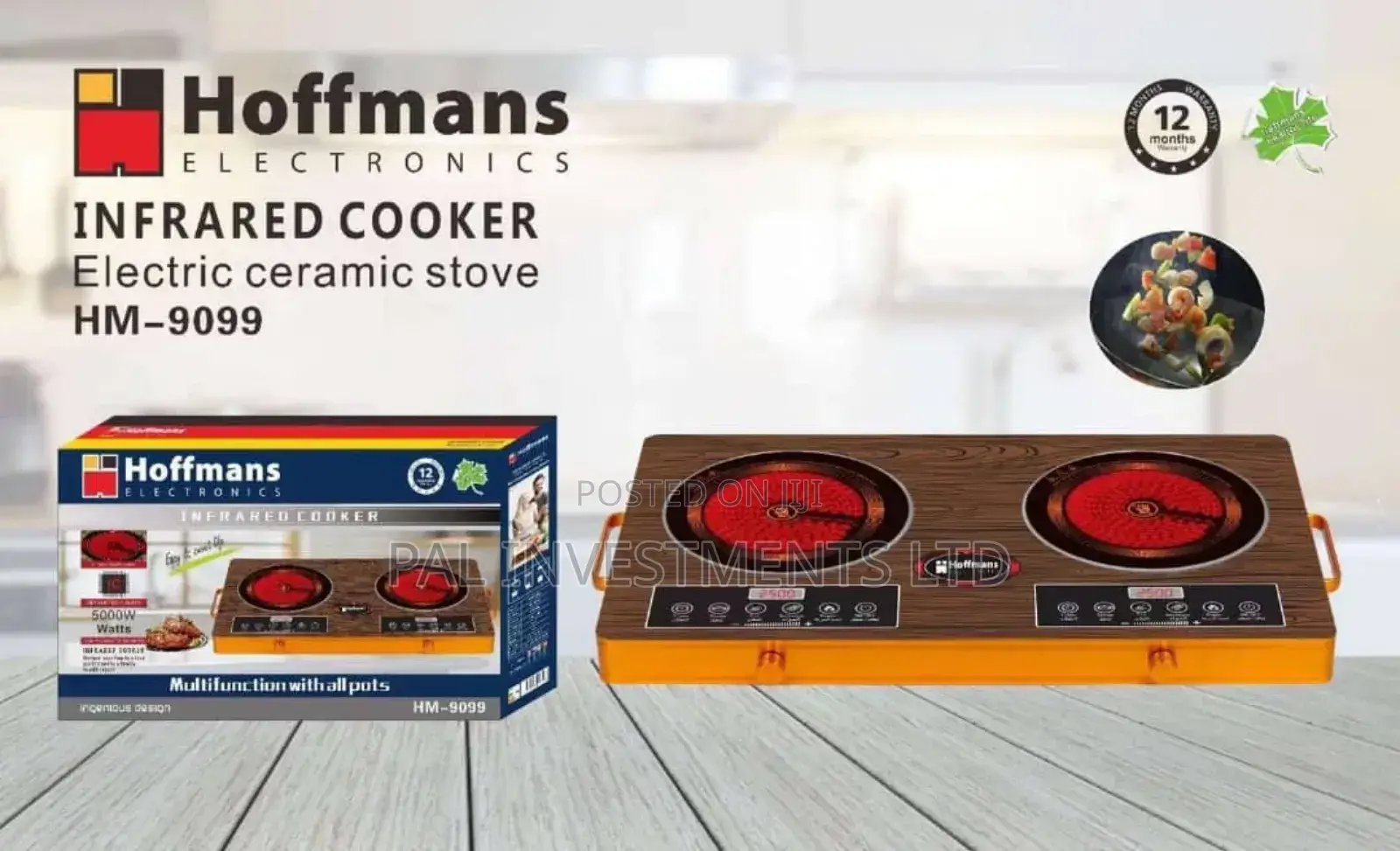 Double Infrared Cooker