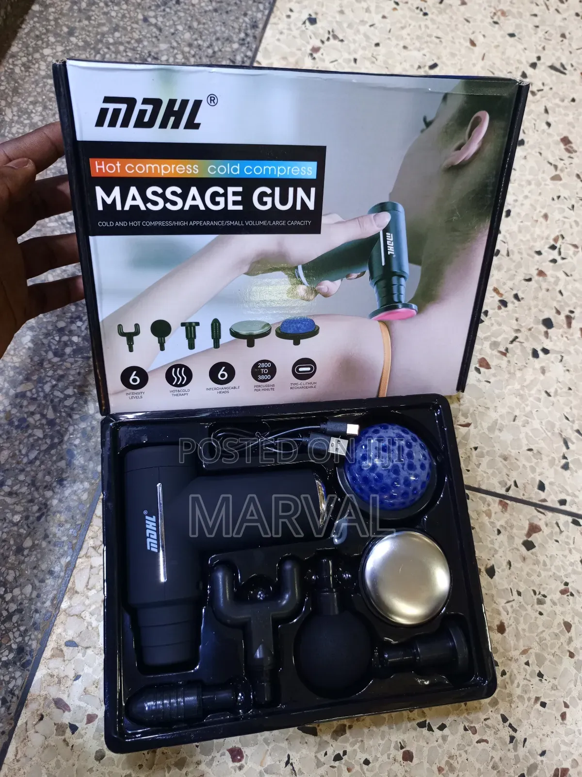Massage Gun (Hot Cold Compress)