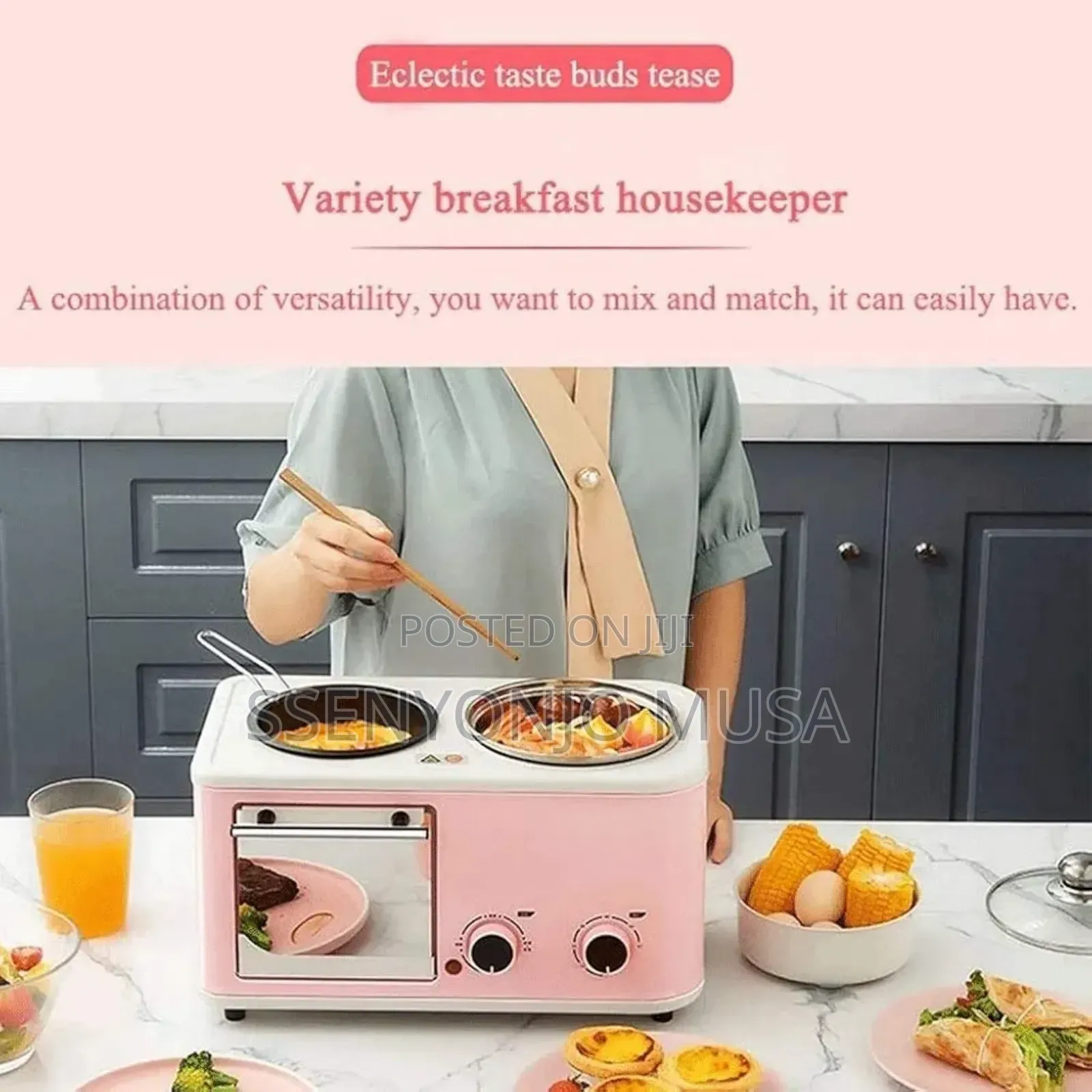 Breakfast Maker 5l 4-in-1 , Mini Oven for Frying, Baking-
