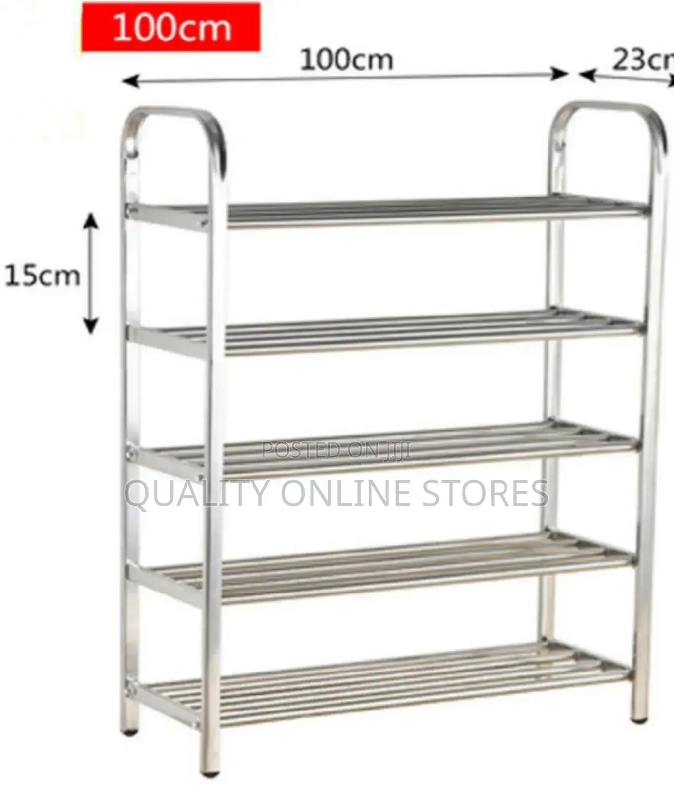 Brand Metallic Shoe Rack